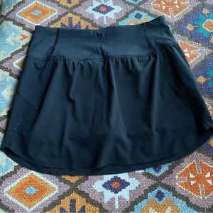 Athleta Run With It Mini Lined Skort Black Women’s Size XS Athletic Sports